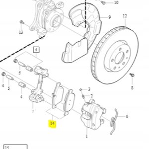 Klocki hamulcowe przód Volvo XC60 (-17) 32373191 - obrazek 3