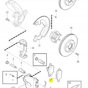 Klocki hamulcowe Przód Volvo V40 V40CC 32373153 - obrazek 2