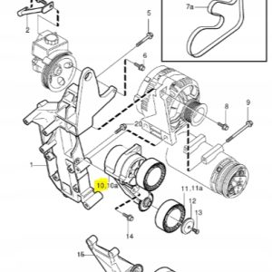 Zestaw napinacza paska Volvo S60 S80 V70 XC90 - obrazek 2