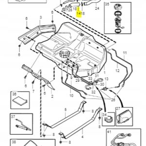 Przewód paliwowy Volvo S40 V40 30875010 - obrazek 2