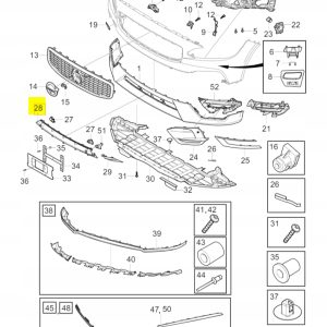 Osłona chłodnicy Volvo S90 V90 R-Design - obrazek 2