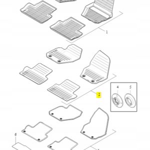 Dywaniki tekstylne jasne Sport Volvo XC60 -14 - obrazek 2