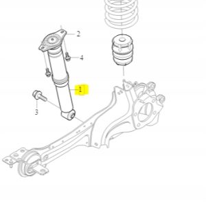 Amortyzator tył Volvo S60 31340694 - obrazek 5