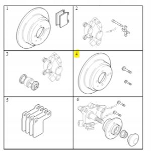 Tarcza hamulcowa tył Volvo 240 260 740 760 940 960 - obrazek 3