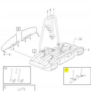 Adapter na dodatkowy (4) rower Volvo - Thule 2761 - obrazek 2