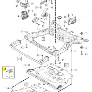 Zestaw montażowy osłony pod silnikiem Volvo - obrazek 2