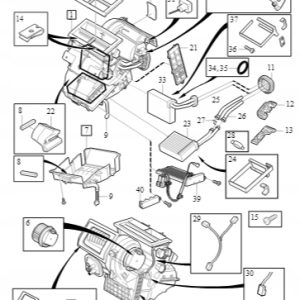 Filtr kabinowy Volvo S40 C70 C30 V50 30780376 ASO - obrazek 3