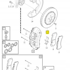 Tarcza hamulcowa przód P Volvo Polestar Enigneered - obrazek 2