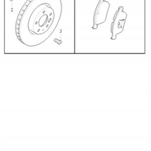 Klocki hamulcowe przednie Volvo OE 30793857 - obrazek 3