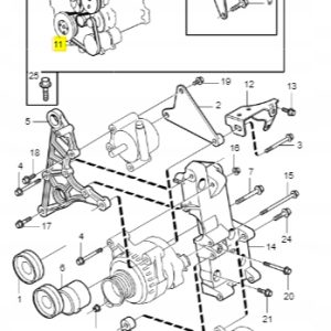 Pasek klinowy wielorowkowy Volvo 30731862 - obrazek 2