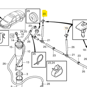 Dysza spryskiwacza Volvo OE 30655605 - obrazek 2