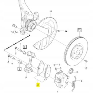 Klocki hamulcowe przód Volvo S60 S90 V60 V90 XC60 - obrazek 2