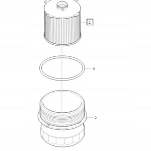 Obudowa oleju z filtrem i O-ringami Volvo 31321084 - obrazek 3