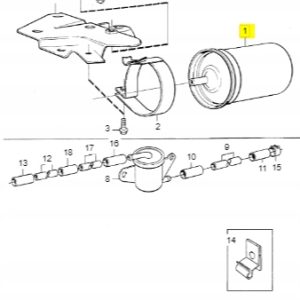 Filtr paliwa Volvo 850 C70 V90 S90 S/V70 30671182 - obrazek 2