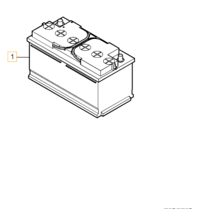 Akumulator 12V 760A 70Ah Volvo - obrazek 3