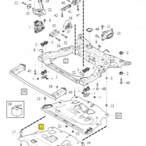 Płyta zabezpieczająca pod silnikiem Volvo - obrazek 2