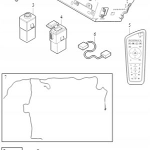 Odtwarzacz multimedialny Volvo 36010031 - obrazek 4