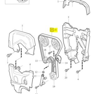 Pasek rozrządu Volvo 272327 - obrazek 2